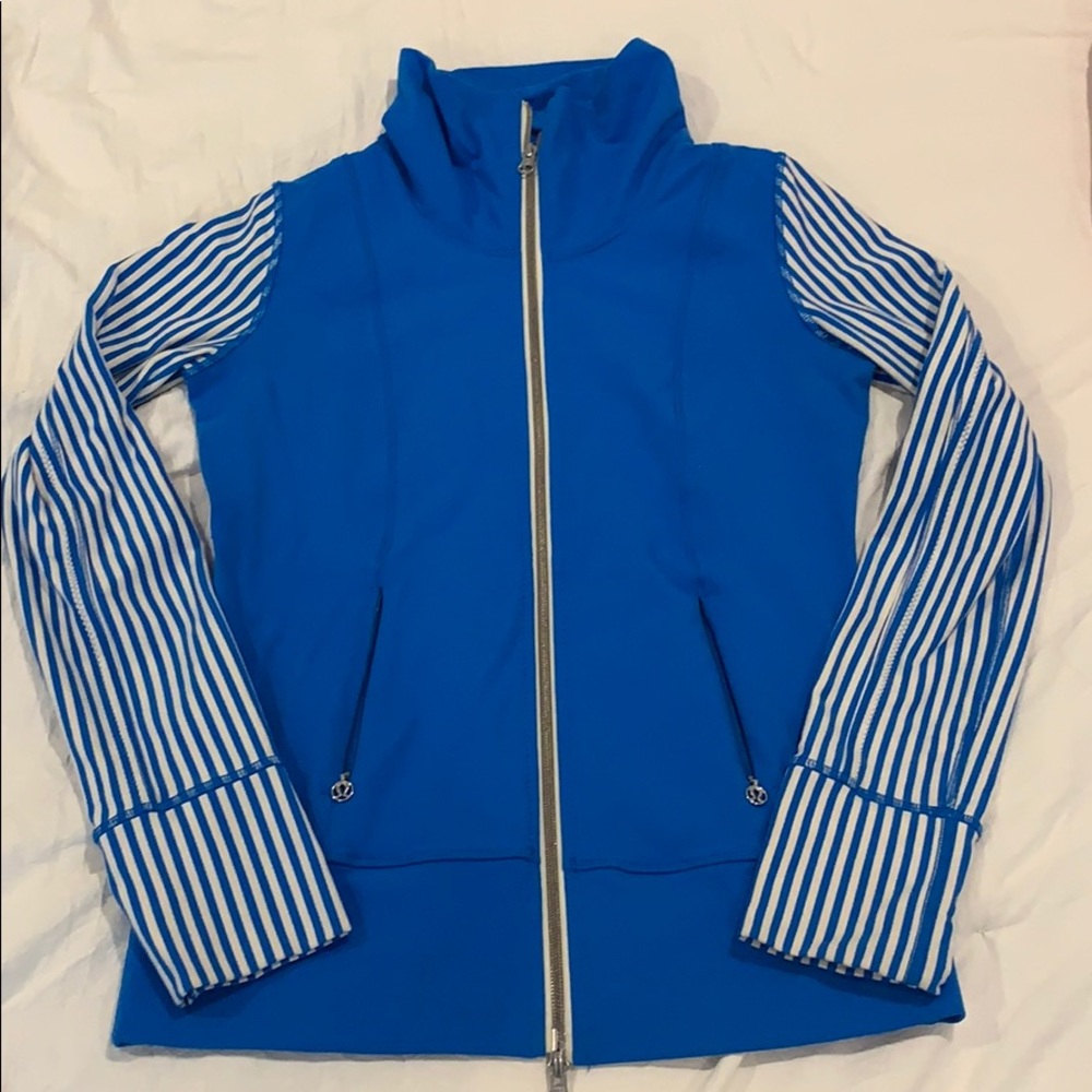 Blue lululemon zip up